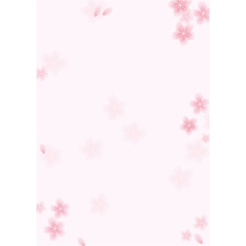 ササガワ OA対応和柄用紙 和ごころ A4判 桜 4-1005 1セット(50枚:10枚×5冊)(ご注文単位1セット)【直送品】