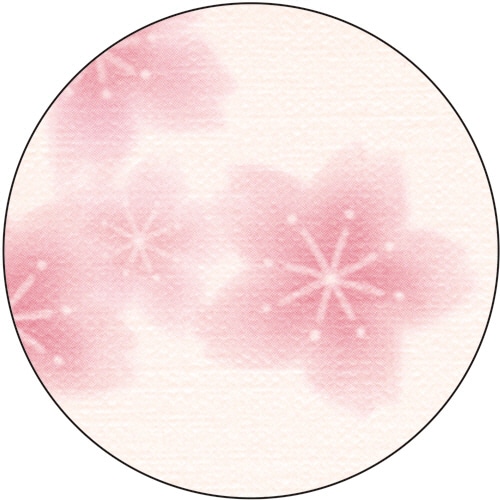 ササガワ OA対応和柄用紙 和ごころ A4判 桜 4-1005 1セット(50枚:10枚×5冊)(ご注文単位1セット)【直送品】