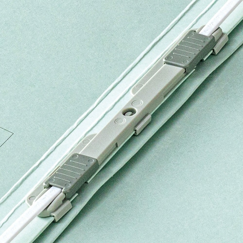 TANOSEE 背幅伸縮フラットファイル(エコノミータイプ) A4タテ 約800枚収容 背幅18~98mm グレー 1セット(50冊)(ご注文単位1セット)【直送品】