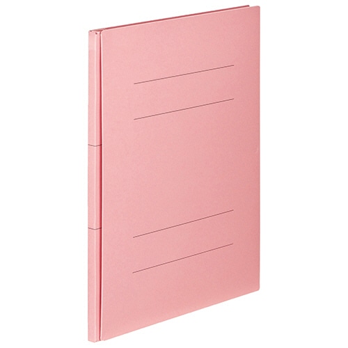 TANOSEE　背幅伸縮フラットファイル（エコノミータイプ）　A4タテ　約800枚収容　背幅18～98mm　ピンク　1セット（50冊）（ご注文単位1セット）【直送品】
