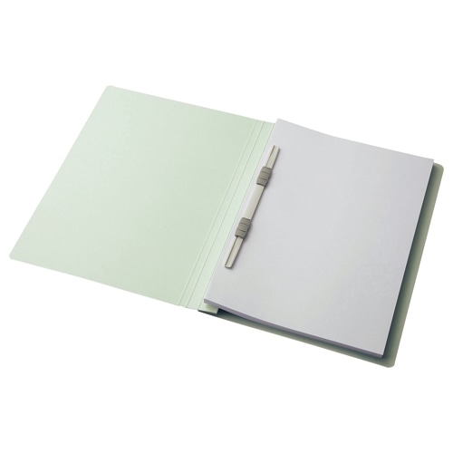 TANOSEE フラットファイル(スタンダードカラー) A4タテ 150枚収容 背幅18mm 緑 1セット(200冊:10冊×20パック)(ご注文単位1セット)【直送品】