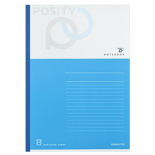 コクヨ ノート(POSITY) セミB5 B罫 30枚 P3ノ-31BX10 1セット(50冊:10冊×5パック)(ご注文単位1セット)【直送品】