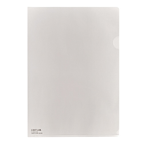 リヒトラブ　カラークリヤーホルダー　A4　クリスタル　F-78-25　1セット（5枚）（ご注文単位1セット）【直送品】