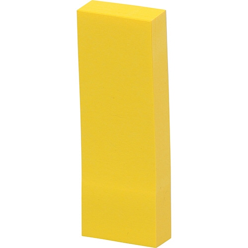 3M ポスト・イット 強粘着ふせん 75×25mm ビビットイエロー 500SS-YN 1セット(20冊:2冊×10パック)(ご注文単位1セット)【直送品】