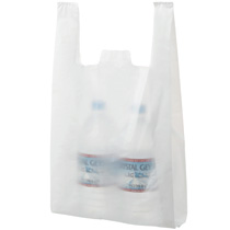 TANOSEE 乳白レジ袋 30号 ヨコ265×タテ480×マチ幅130mm 1セット(6000枚:100枚×60パック)(ご注文単位1セット)【直送品】