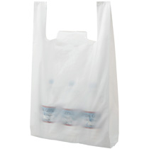 TANOSEE 乳白レジ袋 60号 ヨコ340×タテ590×マチ幅160mm 1セット(6000枚:100枚×60パック)(ご注文単位1セット)【直送品】