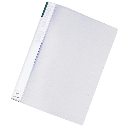 リヒトラブ　ルーパーフラット　A4タテ　2穴　100枚収容　緑　F-52-7　1セット（25冊）（ご注文単位1セット）【直送品】