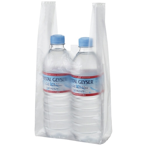 TANOSEE　半透明レジ袋　6号　ヨコ150×タテ310×マチ幅90mm　1セット（1000枚：100枚×10パック）（ご注文単位1セット）【直送品】