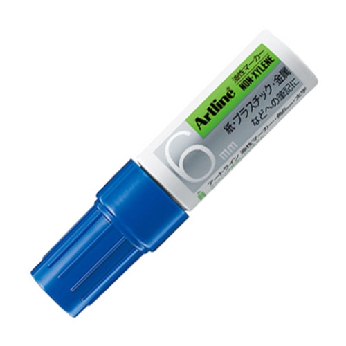 シヤチハタ　油性マーカー　アートライン　角6　青　K-50　1セット（10本）（ご注文単位1セット）【直送品】