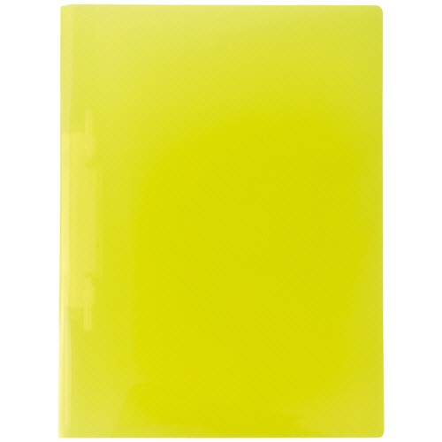 リヒトラブ　ルーパーファイル（色透明表紙）　A4タテ　2穴　100枚収容　クリスタルイエロー　F-3006-5P-17　1セット（100冊：5冊×20パック）（ご注文単位1セット）【直送品】