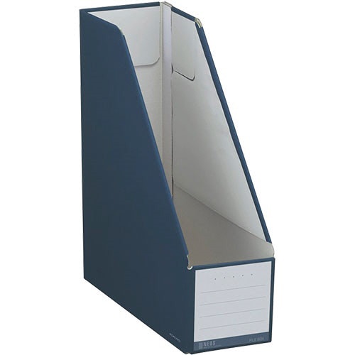 コクヨ　ファイルボックス（NEOS）　スタンドタイプ　A4タテ　背幅102mm　ネイビー　フ-NEL450DB　1セット（10冊）（ご注文単位1セット）【直送品】