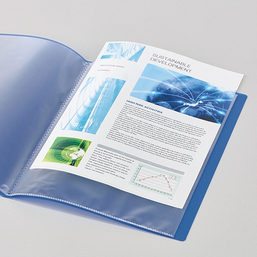 TANOSEE　環境にやさしいクリアファイル（植物由来原料配合）　A4タテ　10ポケット　背幅11mm　ピンク　1セット（60冊）（ご注文単位1セット）【直送品】