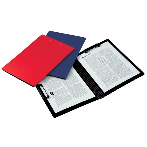 セキセイ クリップファイル(ダブル) 発泡美人 A4 ブラック FB-2036-60 1セット(10枚)(ご注文単位1セット)【直送品】