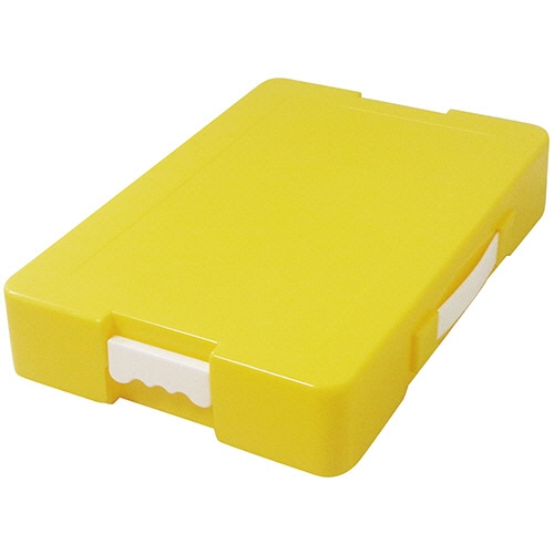 デビカ　つながるパッチン　おどうぐばこ　手さげ付　イエロー　041442　1セット（20個）（ご注文単位1セット）【直送品】