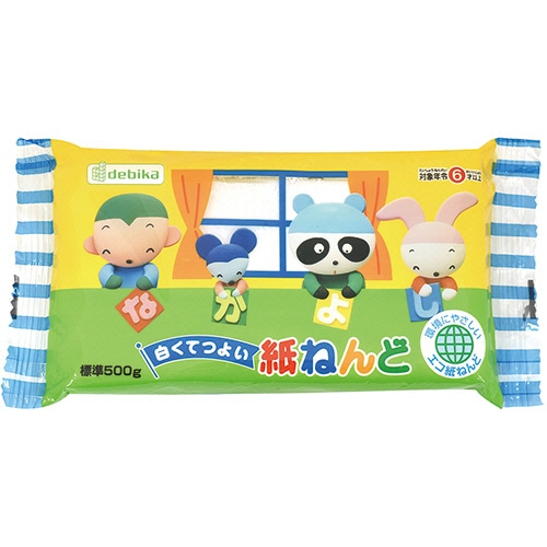 デビカ　紙ねんど　標準500g　090101　1セット（30個）（ご注文単位1セット）【直送品】