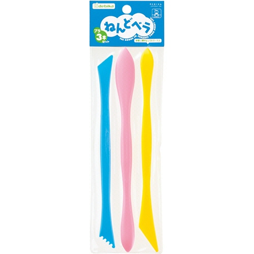 デビカ　プラねんどベラ（3本組）　093300　1セット（30パック）（ご注文単位1セット）【直送品】