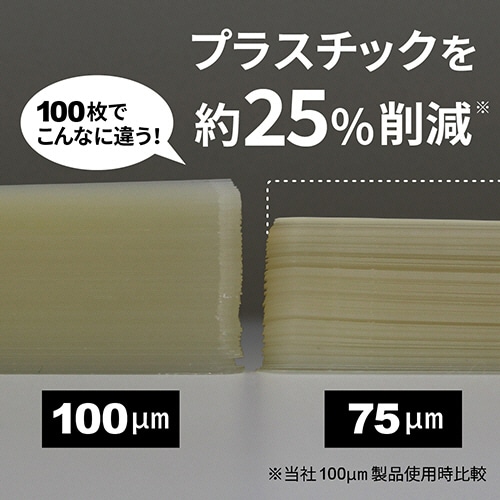 ヒサゴ フジプラ ラミネートフィルム CPリーフ静電防止 A5 75μ CPT751542S 1セット(1000枚:100枚×10パック)(ご注文単位1セット)【直送品】