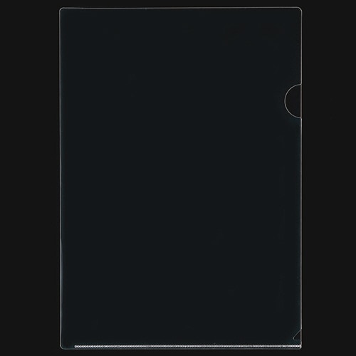 TANOSEE　再生PETクリアホルダー　A4　厚さ0.18mm　クリア　1セット（400枚：10枚×40パック）（ご注文単位1セット）【直送品】