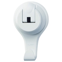 ライオン事務器　吸盤フック　がっ吊り　ホワイト　KH-8W　1セット（20個）（ご注文単位1セット）【直送品】