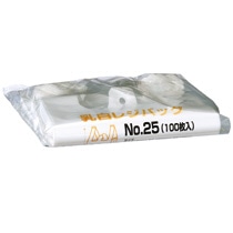 TANOSEE　乳白レジ袋　25号　ヨコ215×タテ480×マチ幅125mm　1セット（1000枚：100枚×10パック）（ご注文単位1セット）【直送品】