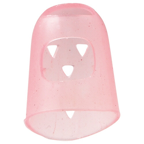 TANOSEE　シリコンキャップ指サック　M　ピンク　1セット（40個：4個×10パック）（ご注文単位1セット）【直送品】