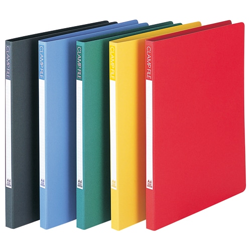 ビュートン　クランプファイル　A4タテ　100枚収容　10mmとじ　背幅18mm　レッド　SCL-A4-R　1セット（10冊）（ご注文単位1セット）【直送品】