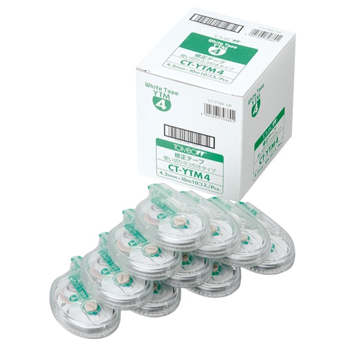 トンボ鉛筆　修正テープ　モノYTM4　4.2mm幅×10m　CT-YTM4　1セット（10個）（ご注文単位1セット）【直送品】
