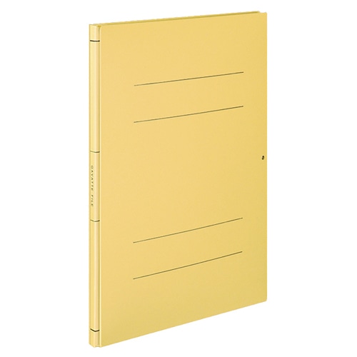 コクヨ　ガバットファイル（活用タイプ・紙製）　A4タテ　1000枚収容　背幅14～114mm　黄　フ-V90Y　1セット（10冊）（ご注文単位1セット）【直送品】