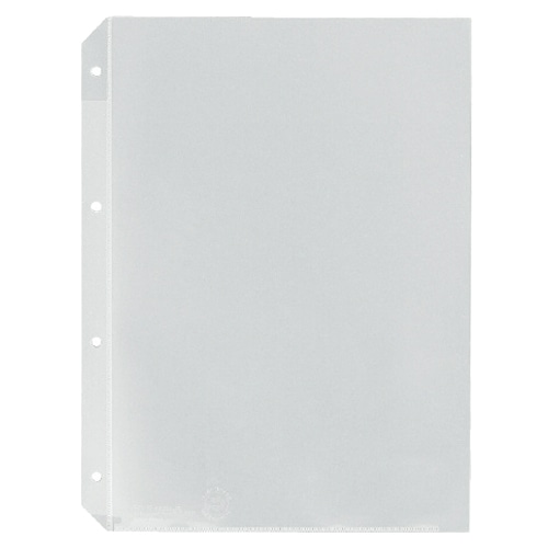 プラス クリアーホルダー A4タテ 4穴 クリアー FL-153HO 1セット(10枚)(ご注文単位1セット)【直送品】