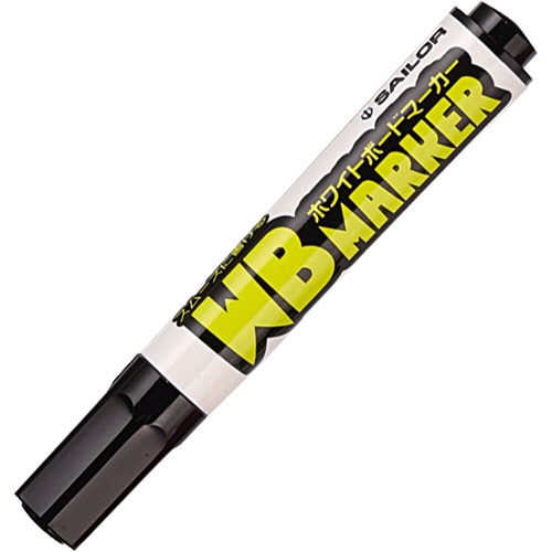 セーラー万年筆 再生工場 WBマーカー 黒 26-4129-420 1セット(10本)(ご注文単位1セット)【直送品】