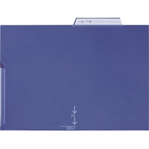 ライオン事務器　PPポケットホルダー　A4　厚さ0.2mm　ブルー　LFS-02PH　1セット（5枚）（ご注文単位1セット）【直送品】