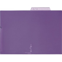 ライオン事務器　PPポケットホルダー　A4　厚さ0.2mm　バイオレット　LFS-02PH　1セット（5枚）（ご注文単位1セット）【直送品】