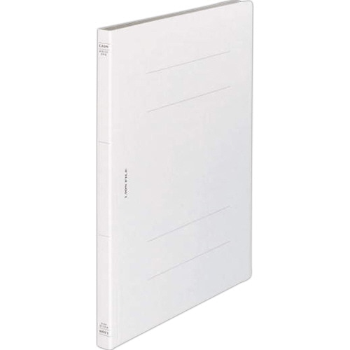 ライオン事務器　フラットファイル（環境）　樹脂押え具　A4タテ　150枚収容　背幅18mm　無着色　A-511KA4S　1セット（10冊）（ご注文単位1セット）【直送品】