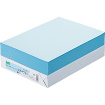 TANOSEE　αエコカラーペーパーII　A4　スカイブルー　1セット（2500枚：500枚×5冊）（ご注文単位1セット）【直送品】