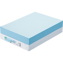 TANOSEE　αエコカラーペーパーII　B4　スカイブルー　1セット（2500枚：500枚×5冊）（ご注文単位1セット）【直送品】