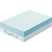 TANOSEE　αエコカラーペーパーII　B4　ライトブルー　1セット（2500枚：500枚×5冊）（ご注文単位1セット）【直送品】