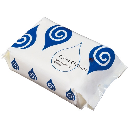 TANOSEE　流せるトイレクリーナー　ミントの香り　1セット（1440枚：30枚×48パック）（ご注文単位1セット）【直送品】