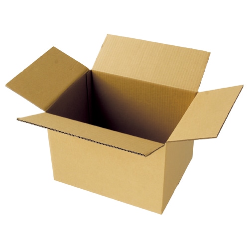 TANOSEE　無地ダンボール箱　PC用紙対応（M）サイズ　高さ290mm　1セット（30枚：10枚×3パック）（ご注文単位1セット）【直送品】