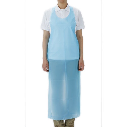 宇都宮製作　ポリエプロン　ディスポタイプ　M　ブルー　1セット（150枚：50枚×3パック）（ご注文単位1セット）【直送品】