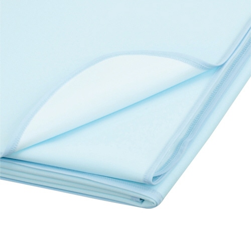 カワモト ウィズエール 防水シーツ 全身タイプ レギュラー ブルー 039-121100-00 1セット(3枚)(ご注文単位1セット)【直送品】