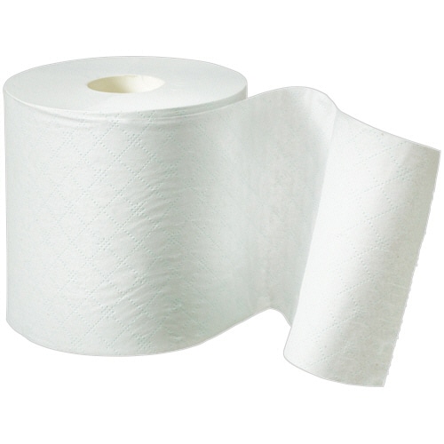 TANOSEE　トイレットペーパー　水に流せる芯　ダブル　75m　1セット（240ロール：24ロール×10ケース）（ご注文単位1セット）【直送品】