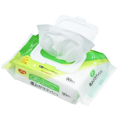 ピジョン ハビナース クリンスマイル 歯みがきティシュ 1セット(2160枚:90枚×24パック)(ご注文単位1セット)【直送品】