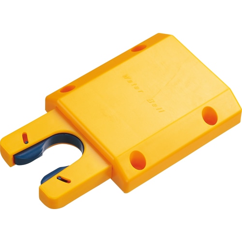 ディー・エル・エム　後付けプッシュ式ステッキホルダー　ステッキjam　M13693　イエロー　JU-ST00008　1セット（5個）（ご注文単位1セット）【直送品】