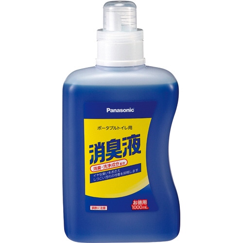 パナソニック　エイジフリー　ポータブルトイレ用消臭液　青色タイプ　1000ml／本　VALTBL1LB　1セット（6本）（ご注文単位1セット）【直送品】