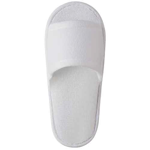 TANOSEE　ソフトニットスリッパ　子ども用　ホワイト　1セット（200足：5足×40パック）（ご注文単位1セット）【直送品】