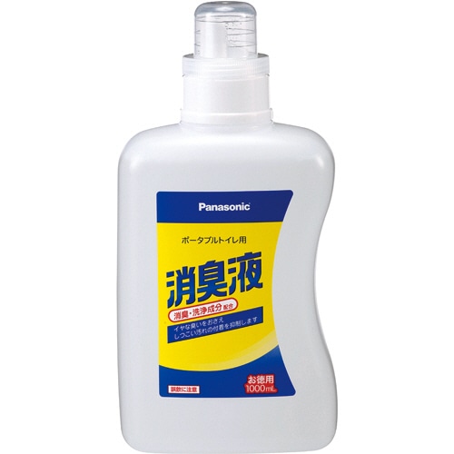 パナソニック　エイジフリー　ポータブルトイレ用消臭液　無色タイプ　1000ml／本　VALTBL1LM　1セット（6本）（ご注文単位1セット）【直送品】