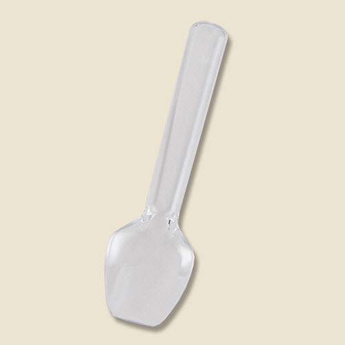 シモジマ　HEIKO　プラスチックスプーン　8cm　透明　単袋　#004513011　1セット（1000本：100本×10パック）（ご注文単位1セット）【直送品】