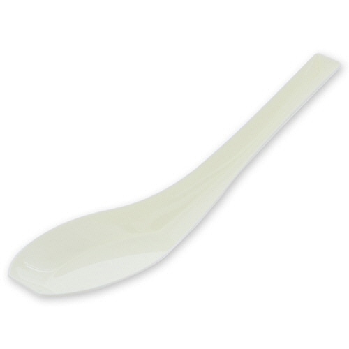 シモジマ　HEIKO　プラスチックレンゲ　13cm　アイボリー　単袋　#004513015　1セット（1000本：100本×10パック）（ご注文単位1セット）【直送品】