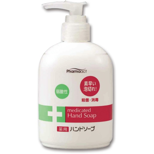 熊野油脂　ファーマアクト　薬用弱酸性ハンドソープ　本体　250ml　MH-B-21　1セット（40本）（ご注文単位1セット）【直送品】