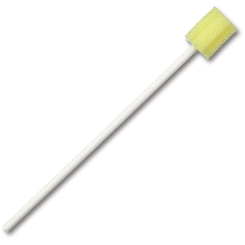 カワモト マウスピュア 口腔ケアスポンジ 紙軸 M 039-102052-00 1セット(1200本:50本×24箱)(ご注文単位1セット)【直送品】